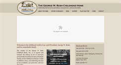 Desktop Screenshot of bushchildhoodhome.org