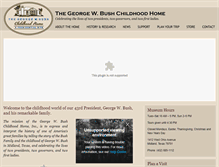 Tablet Screenshot of bushchildhoodhome.org